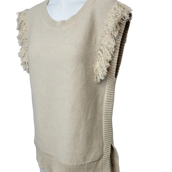 Banana Republic Fringe Boho Sleeveless Sweater - Picture 7 of 7
